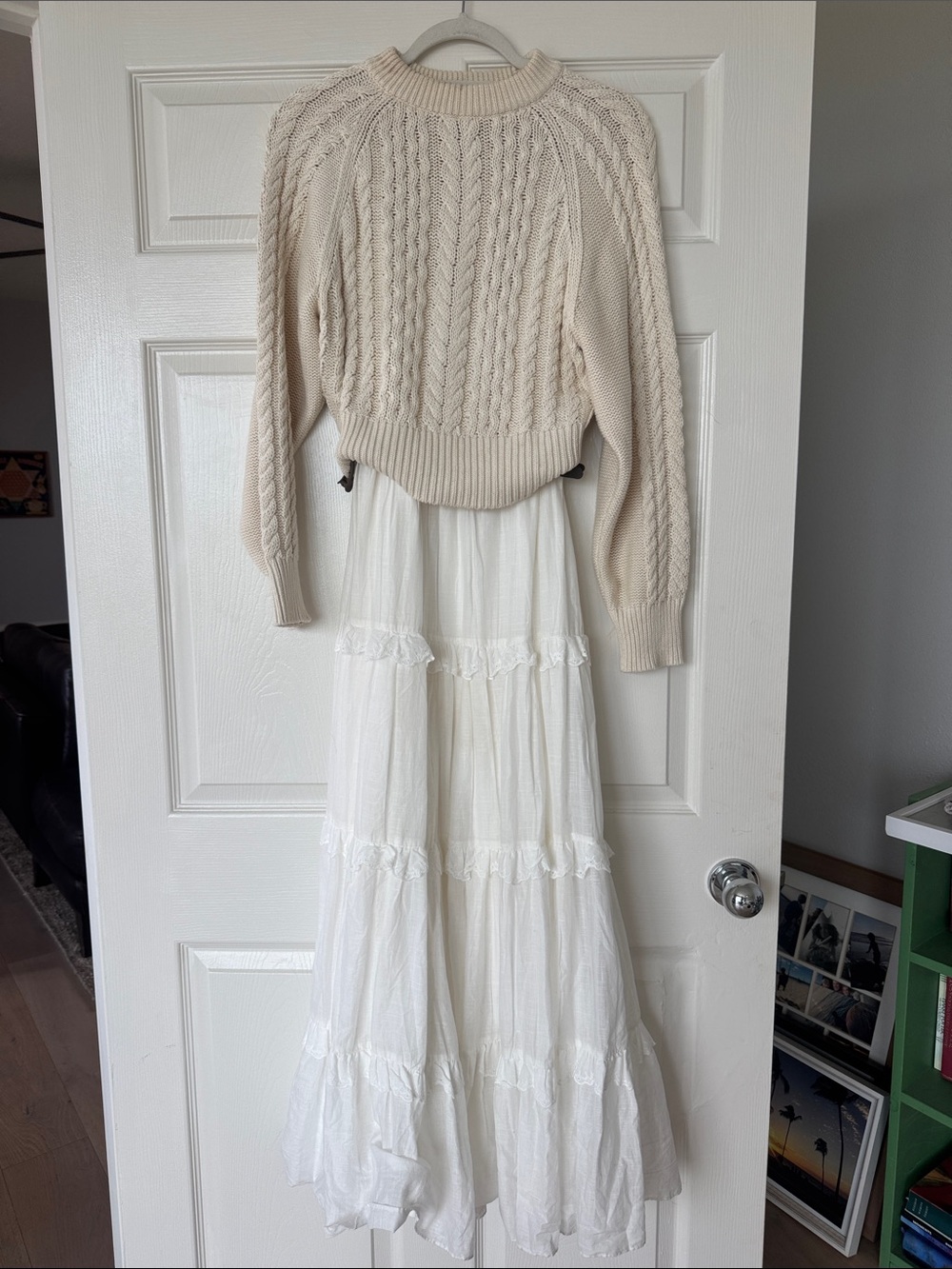 Anthropologie Cable-knit sweater and dress